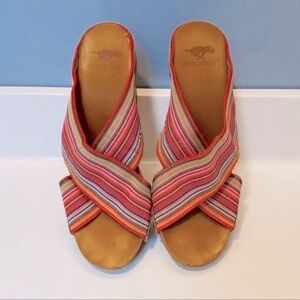 Rocket Dog Multicolor Espadrille Wedge Sandals (size 8M)